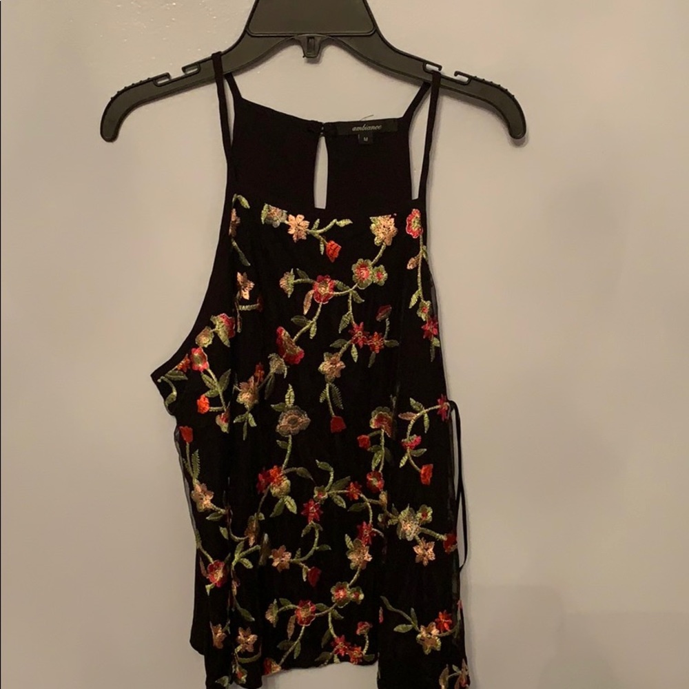floral blouse